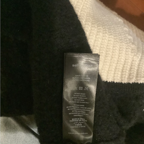 Self-Portrait alpaca blend knit cardigan - Picture 10 of 12